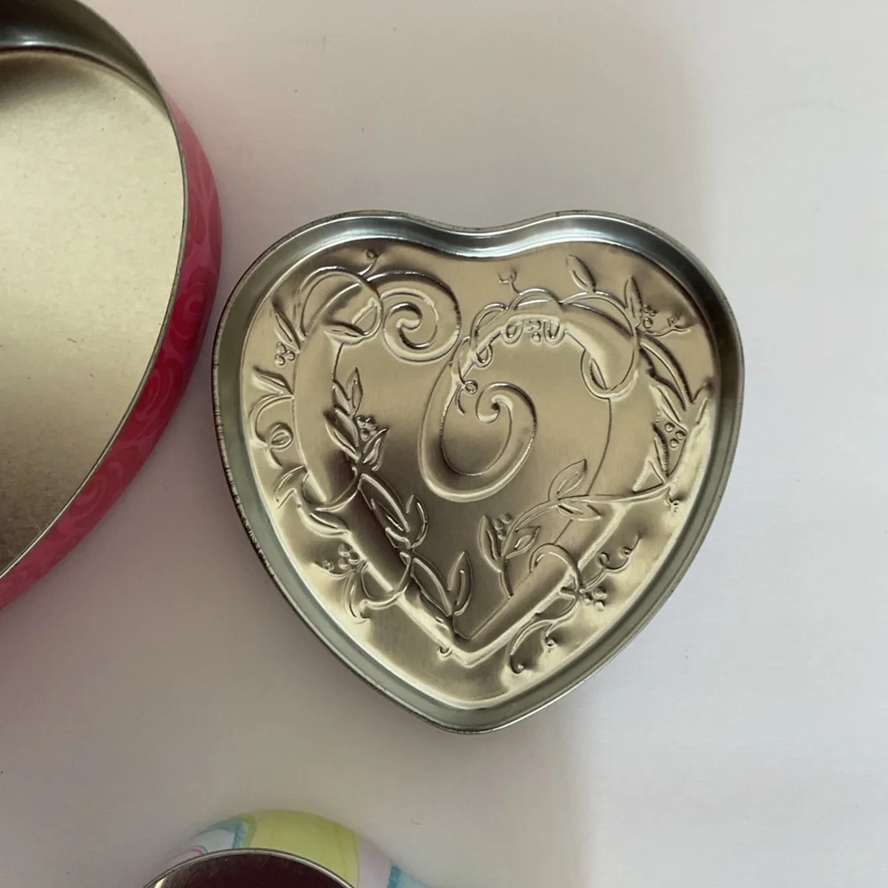Brighton Heart Shaped Jewelry Tins Set of Two